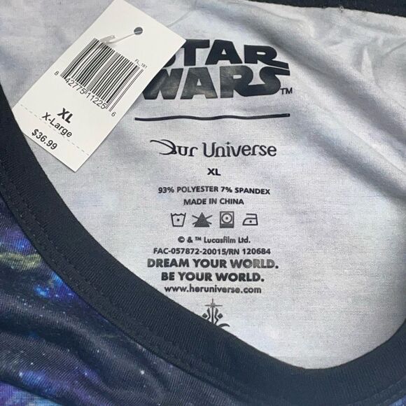 HerUniverse Disney Star Wars Galaxy Space Tee N0450 - Picture 6 of 8
